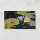 Search for water lily business cards Floral
