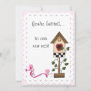 Search for birds housewarming party invitations Birdhouse