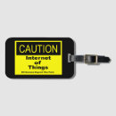 Search for internet luggage tags Funny