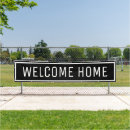 Search for welcome home banners Black