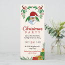 Search for funny santa claus invitations Green