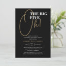Search for surprise for him birthday invitations Typography