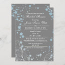 Search for grey bridal shower invitations Retro