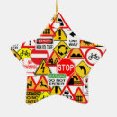 Search for stop sign christmas tree decorations Traffic