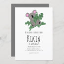 Search for koala bear birthday invitations Animal