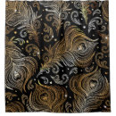Search for peacock feather shower curtains Gold