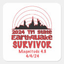 Search for earthquake stickers Survived