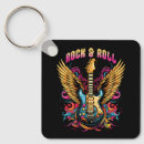 Search for rock and roll key rings Electric guitar