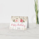 Search for rustic wood birthday cards Pink