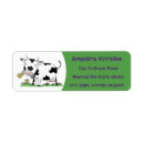 Search for cartoon cow return address labels Cute