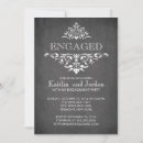 Search for chalkboard engagement party invitations Engaged