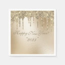 Search for happy new year napkins Elegant