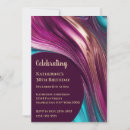Search for magenta and gold invitations Modern