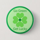 Search for lucky shamrock clover badges Good