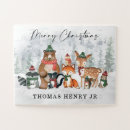 Search for winter fox puzzles Forest