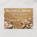 Search for large shells business cards Sand