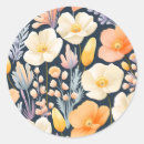 Search for california poppies stickers Botanical