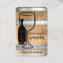 Search for bar code business cards Sommelier