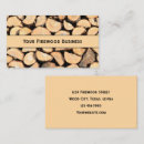 Search for firewood business cards Logs