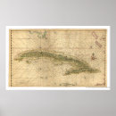 Search for vintage map of cuba posters Panoramic