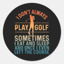 Search for mens golf stickers Golfbag
