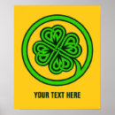 Search for st pattys day clover shamrock posters Green