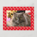 Search for paw prints christmas cards Gold