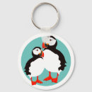 Search for puffins rounded key rings Animals