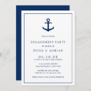 Search for anchor engagement party invitations Elegant