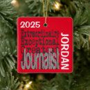 Search for journalism christmas tree decorations Journalist