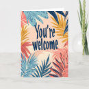 Search for tropical colours cards Exotic