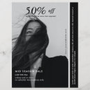 Search for black and white flyers Minimalist