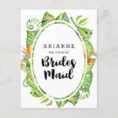Search for beach wedding bridesmaid cards Watercolor