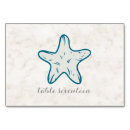 Search for starfish table wedding table cards Rustic