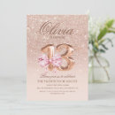 Search for rose gold 13th birthday invitations Trendy