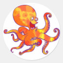 Search for octopus cartoon stickers Cephalopod