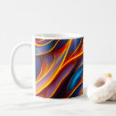Search for blue flame mugs Abstract