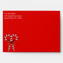 Search for candy cane envelopes Season's greetings
