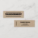 Search for deer hunting business cards Taxidermy