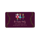 Search for the nutcracker return address labels Whimsical