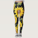 Search for sunflower leggings Watercolor