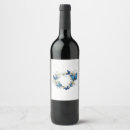 Search for butterfly wine labels Gold