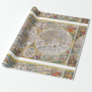 Search for world globe wrapping paper Antique