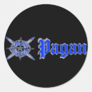 Search for blue pentagram stickers Pagan