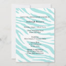 Search for zebra bridal shower invitations Stripes