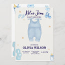 Search for blue denim baby shower invitations Overall