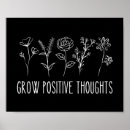 Search for positive thoughts posters Flower