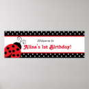 Search for ladybug posters party signs 1st