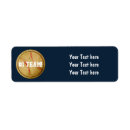 Search for baseball return address labels Red