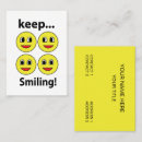 Search for smiling business cards Professional